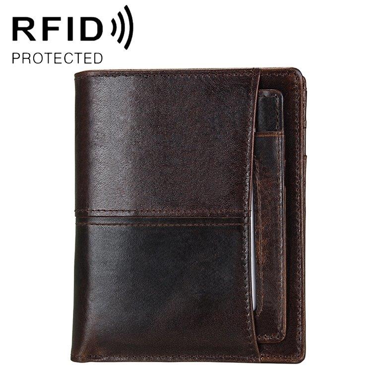 Herr Plånbok RFID Oil Wax med avtagbar korthållare