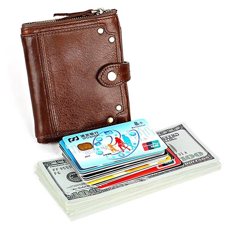 Plånbok RFID Retro Fashion Crazy Horse