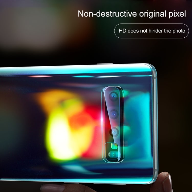 Härdad skärmskydd i glas till bakre Kameralins Samsung Galaxy S10 5G