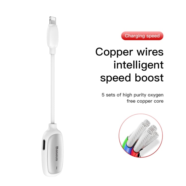 iPhone Adapter Laddning / headset & 3,5mm