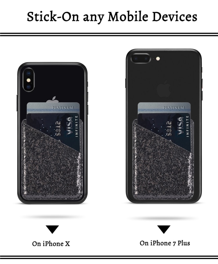 Självhäftande Kreditkortshållare Smartphone / Mobiltelefon