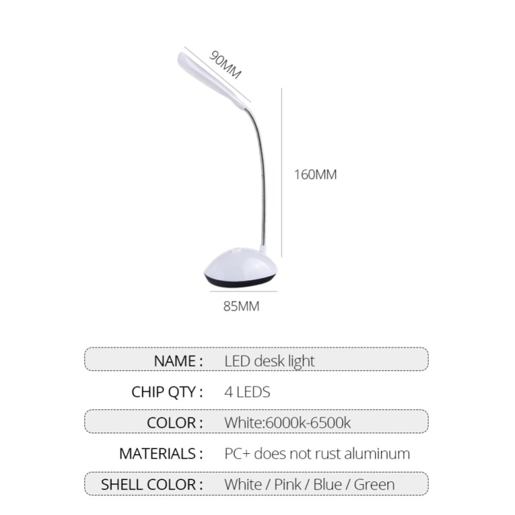 Batteridriven LED Bordslampa