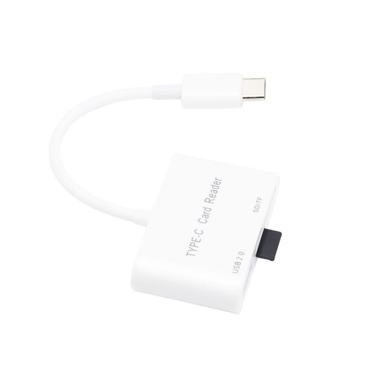 Kortläsare USB Typ-C till SD/MicroSD + USB