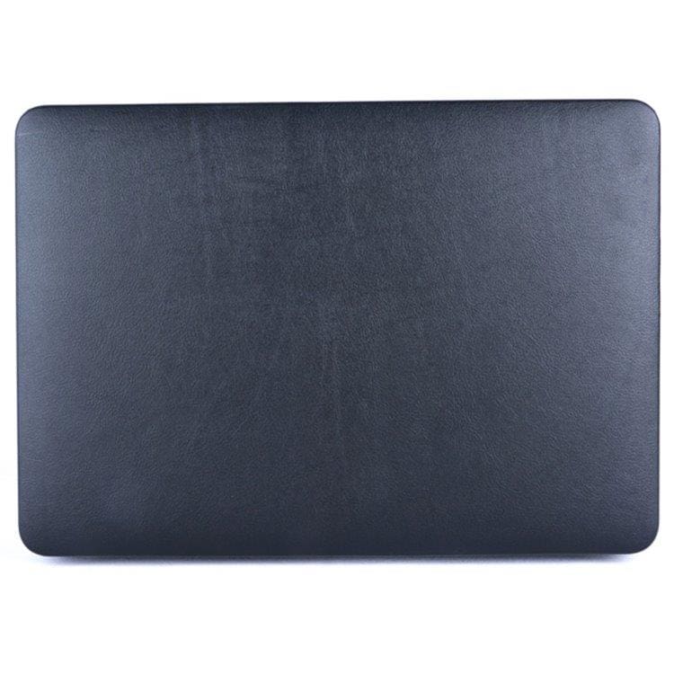 Skyddsskal Konstläder MacBook Pro 15.4 inch A1990 2018 / A1707 2016 - 2017 Svart