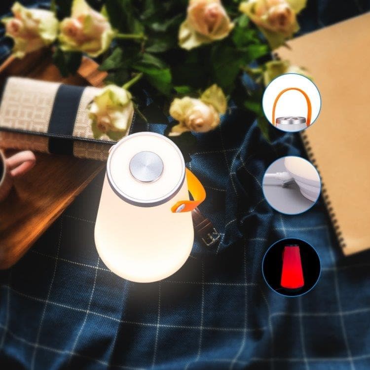 Portabel campinglampa med touch och uppladdningsbar funktion