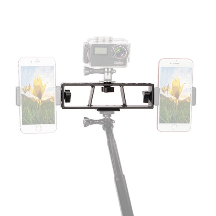 PULUZ Multihållare kamera/smartphone 3 x 1/4 Skruv