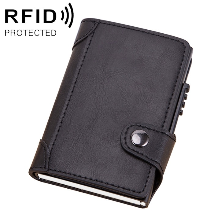 RFID Popup Plånbok Svart