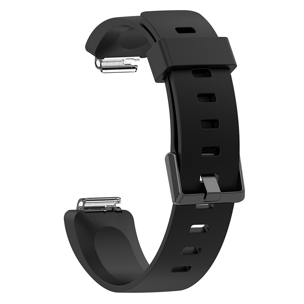 Silikonarmband Fitbit Inspire / Inspire HR - L Svart