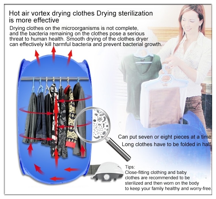 Lufttork för kläder - Torkrumlare Air-O-Dry