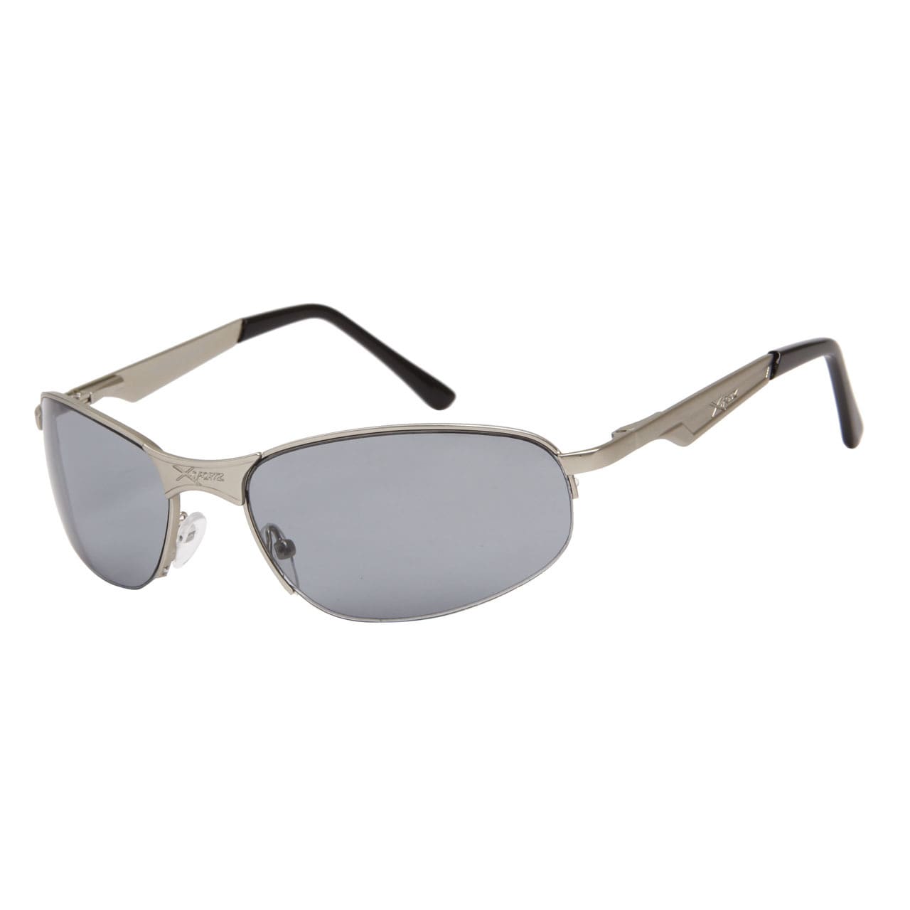 XSPORTZ Solglasögon -  Ljusgrå glas och silverbågar