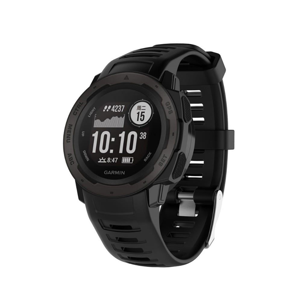 Garmin instinct silikonband - Svart