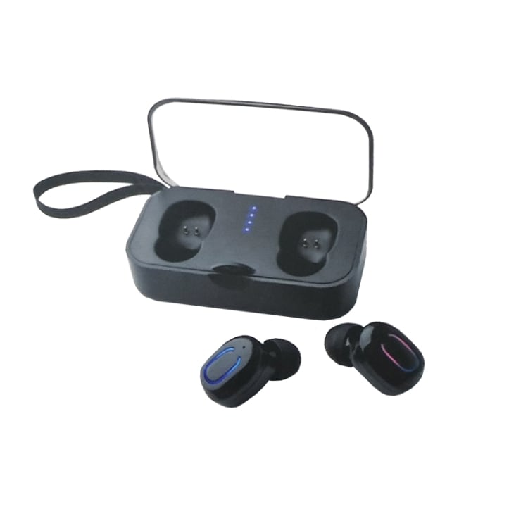 Mini Bluetooth hörlurar med laddningsfodral