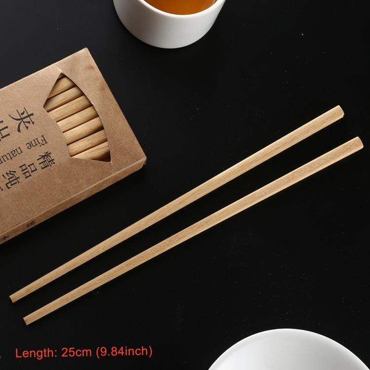 Chopsticks i naturligt trä Kinesiska ätpinnar 10-Pack