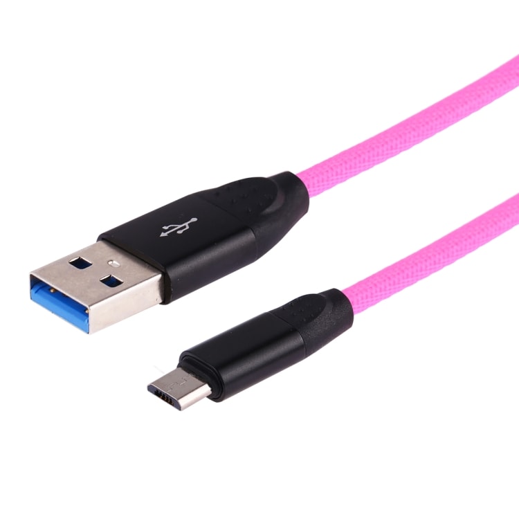 1m USB till Micro USB laddkabel - Regnbågsfärg