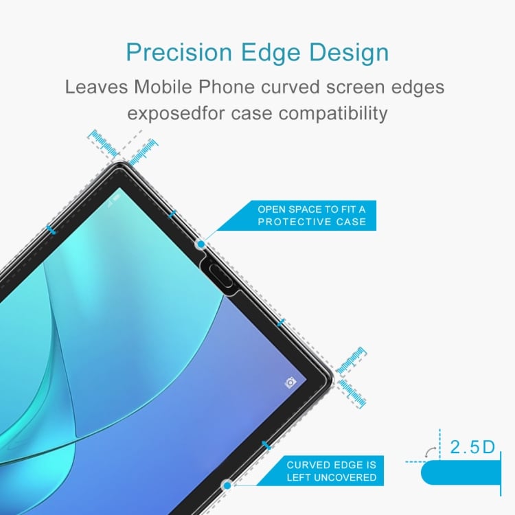 Explosion-proof Skärmskydd i härdat glas till Huawei Mediapad M6 10.8