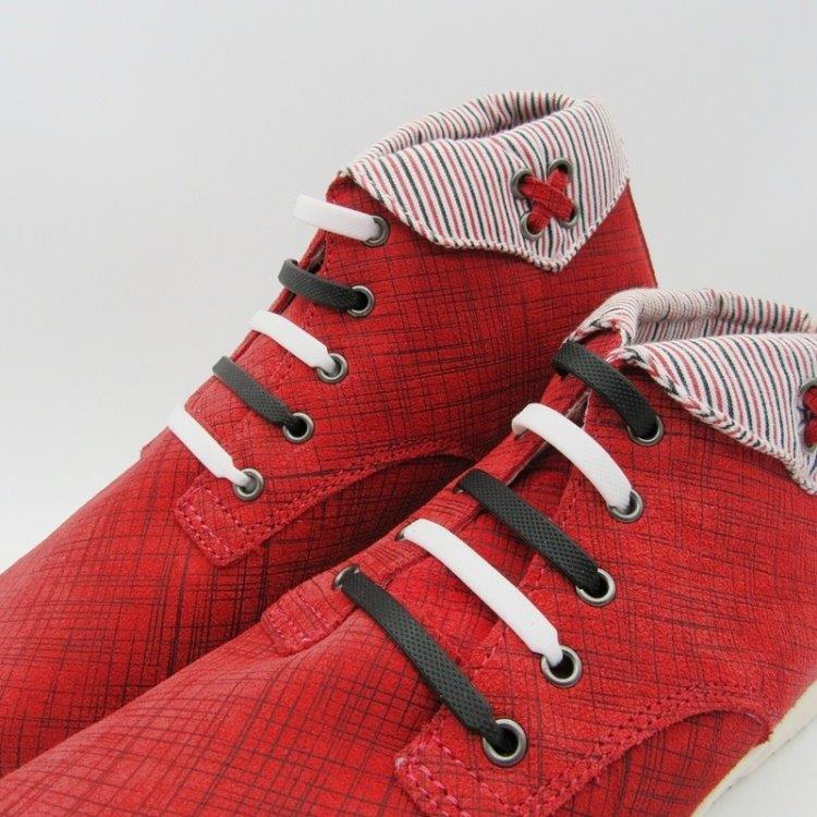 Elastiska skosnören unisex – vita