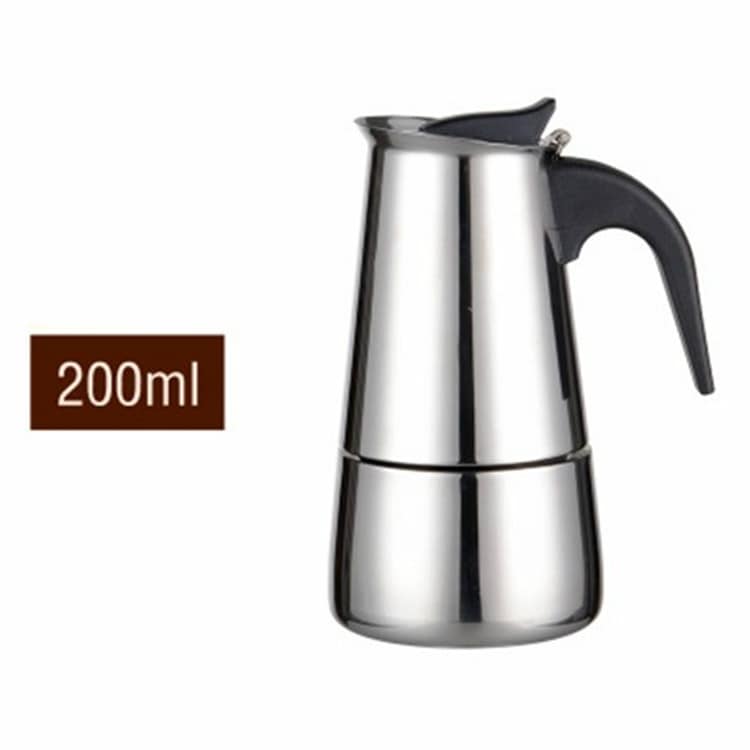 Espresso Kaffebryggare i rostfritt stål 200ml