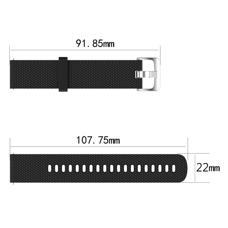 Silikon armband till POLAR Vantage M 20cm