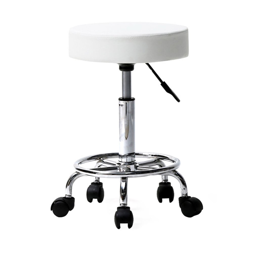 Frisörstol höj- och sänkbar – Vit