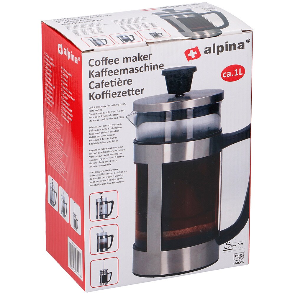 Alpina Presskanna / Kaffepress 1L
