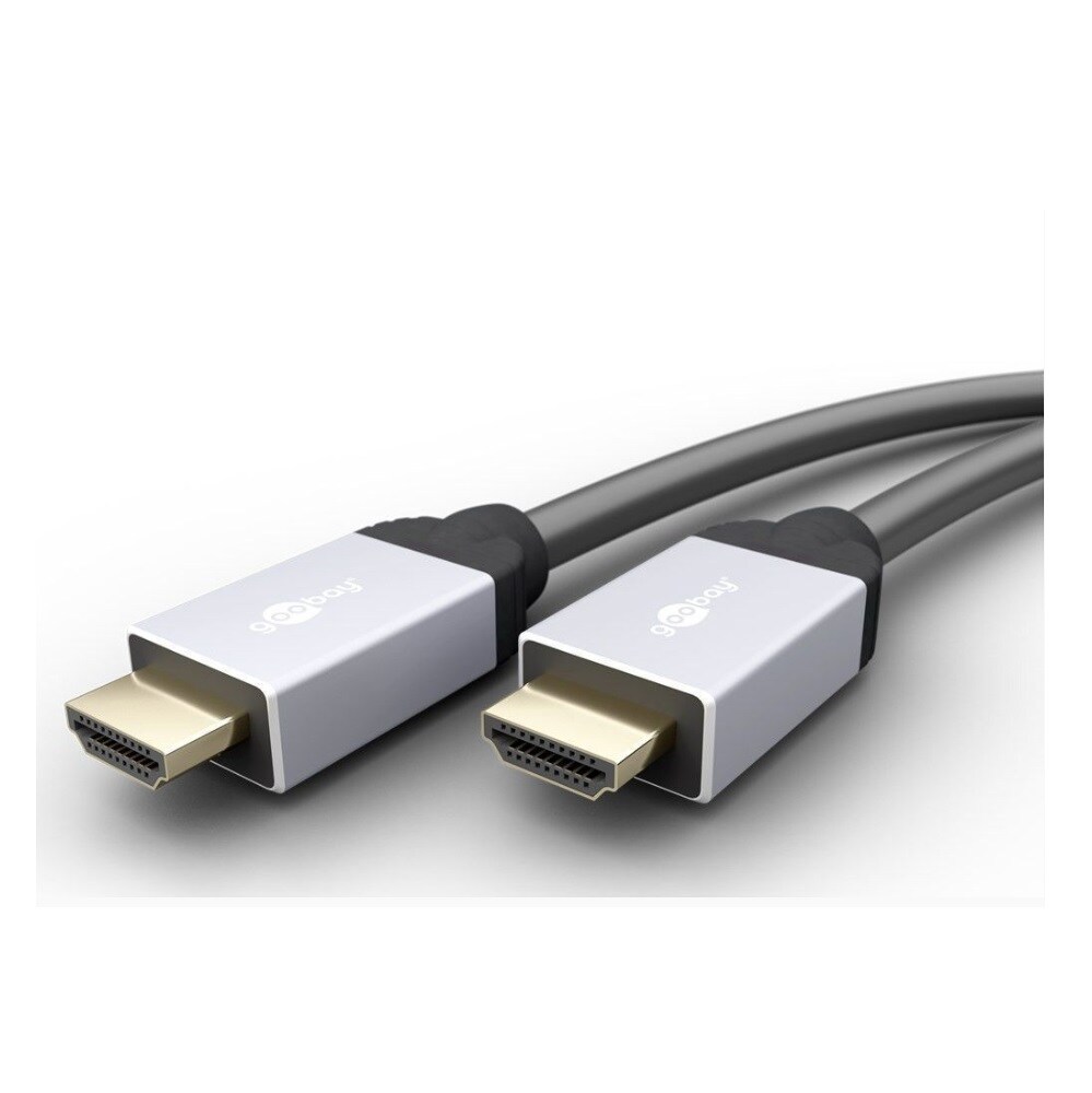 Goobay  2m HDMI-kabel med snabböverföring och Ethernet