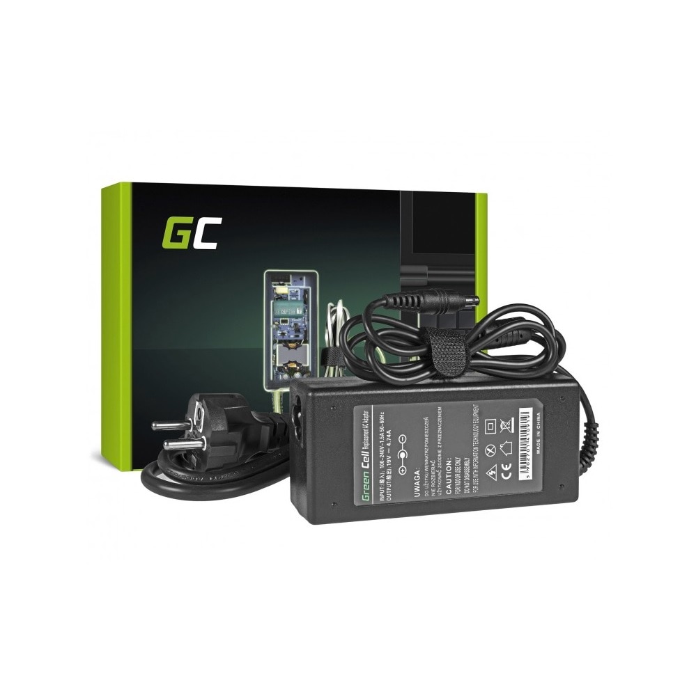 Green Cell laddare / AC Adapter till Samsung 90W / 19V 4.74A / 5.5mm-3.0mm