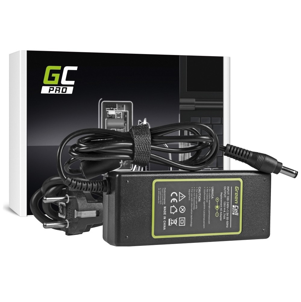 Green Cell PRO laddare / AC Adapter till Asus K50IJ K52 X53S K53S Toshiba Satellite A200 A300