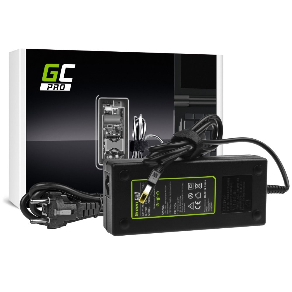 Green Cell PRO laddare / AC Adapter till Lenovo Y70 Y50-70 Y700 Z710 700-15ISK ThinkPad W540 T4