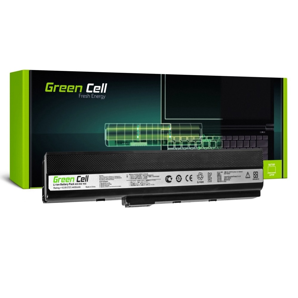 Green Cell laptop batteri till Asus A32-K52 K52 X52 A52