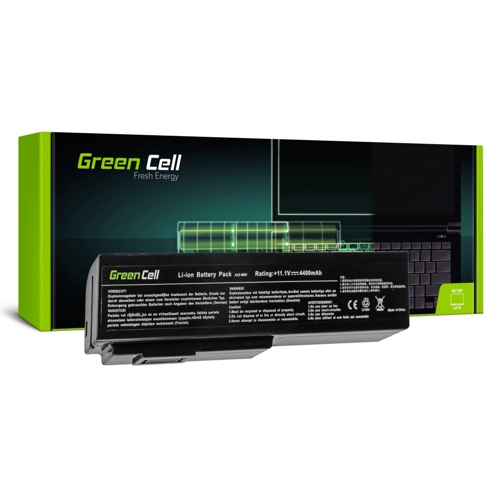 Green Cell laptop batteri till Asus A32-M50 A32-N61 N43 N53 G50 L50 M50 M60 N61VN