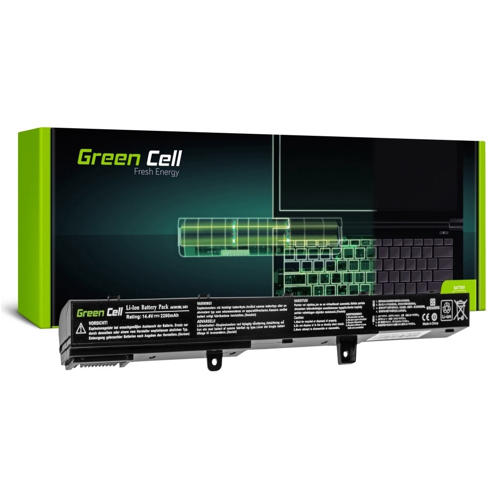 Green Cell laptop batteri till Asus R508 R556 R509 X551 / 14,4V 2200mAh