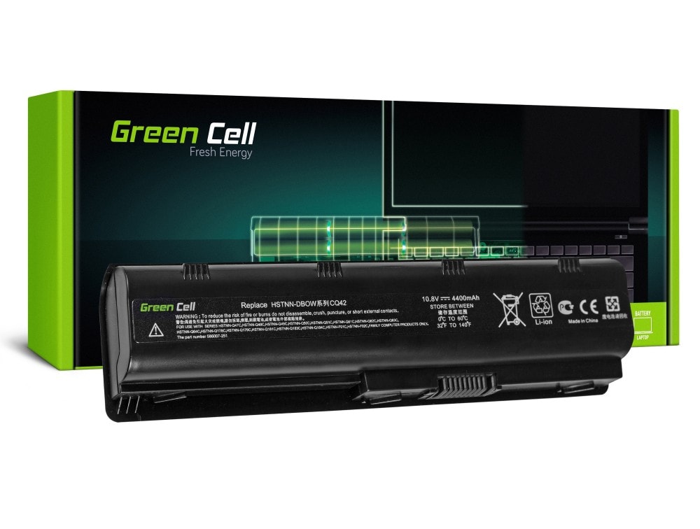 Green Cell laptop batteri till HP 635 650 655 2000 Pavilion G6 G7