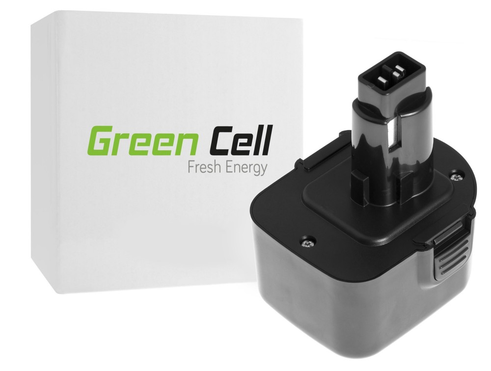 Green Cell verktygsbatteri DE9074  till DeWalt 2802K 2812K DC740KA