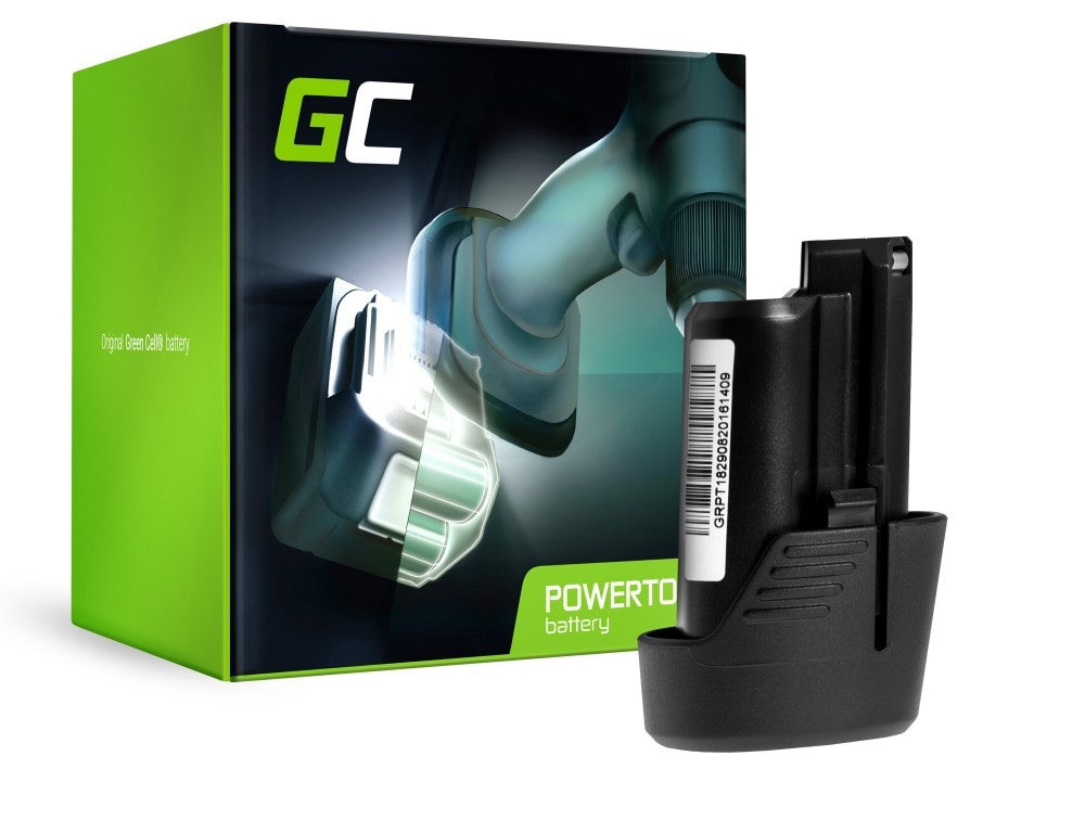 Green Cell verktygsbatteri till Bosch GLI 10.8V-LI GSR