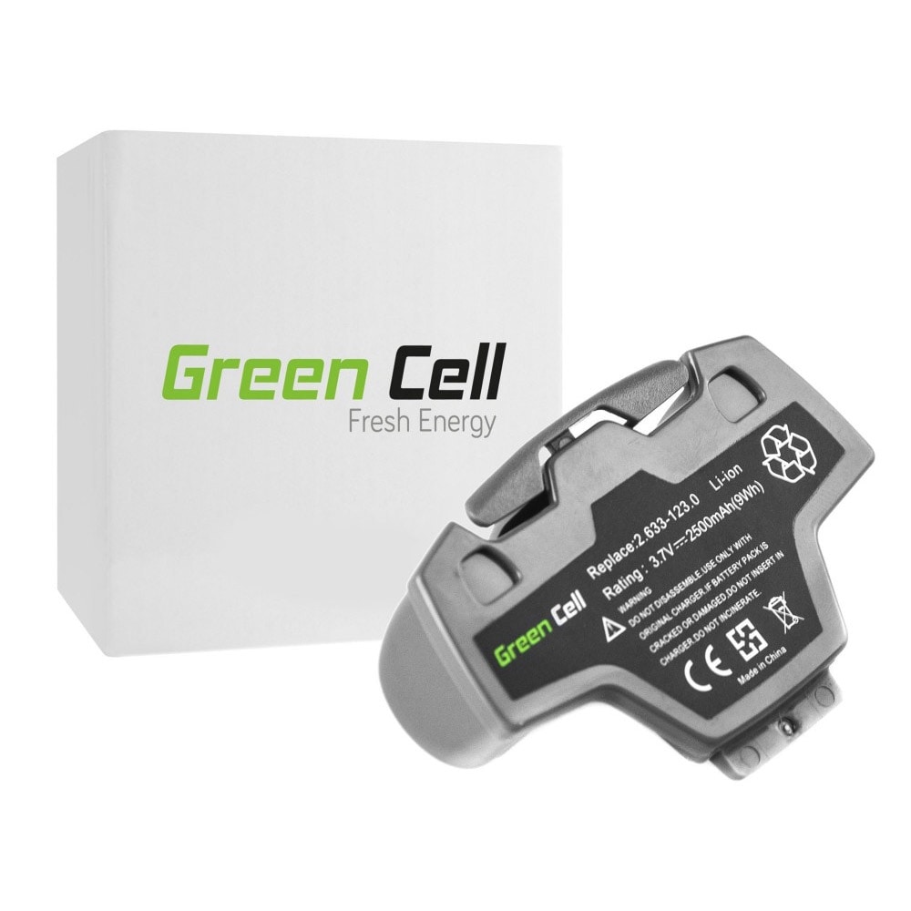 Green Cell ersättningsbatteri 2.633-123.0 till Kärcher WV5 Plus 3.7V 2.5Ah