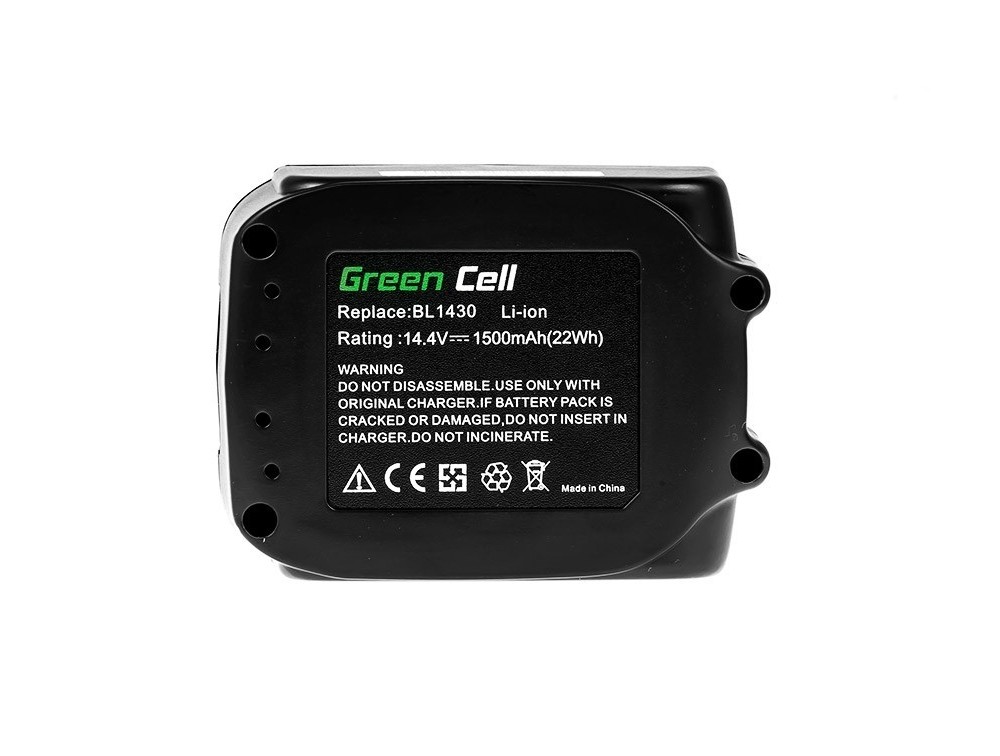 Green Cell verktygsbatteri BL1415 BL1430 BL1440 till Makita
