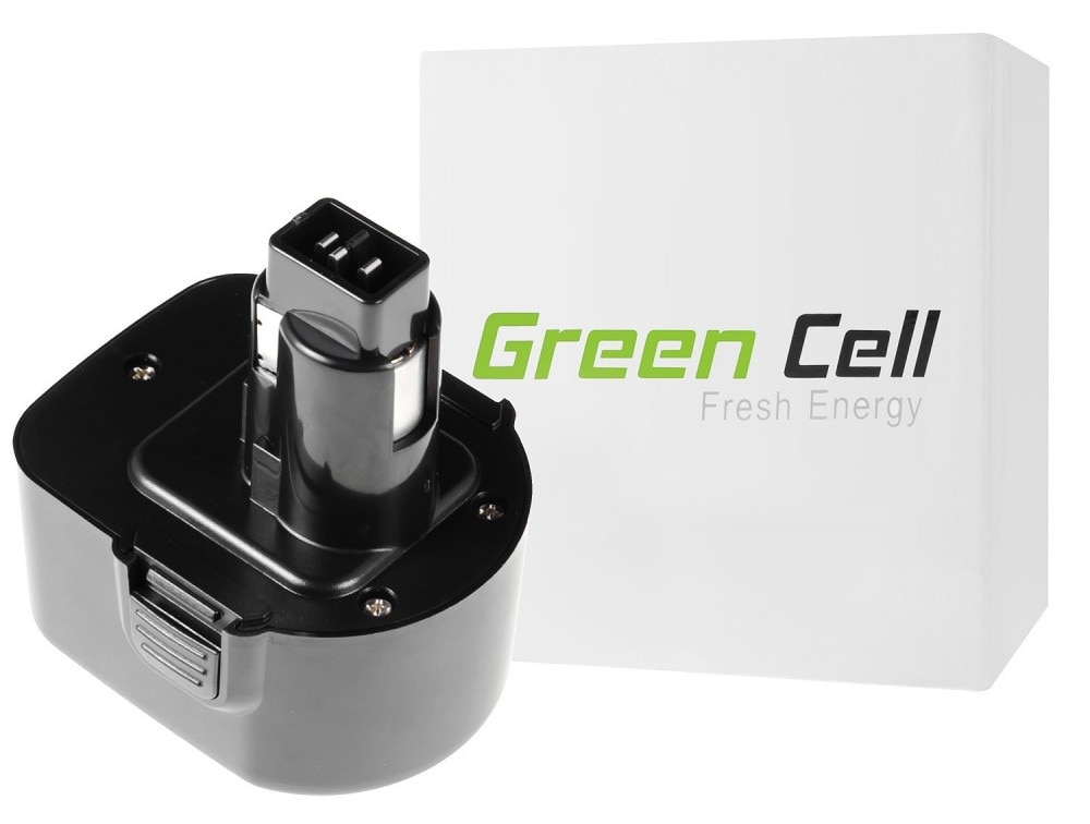 Green Cell verktygsbatteri till DeWalt DE9037 DE9071 DE9074 12V 2Ah