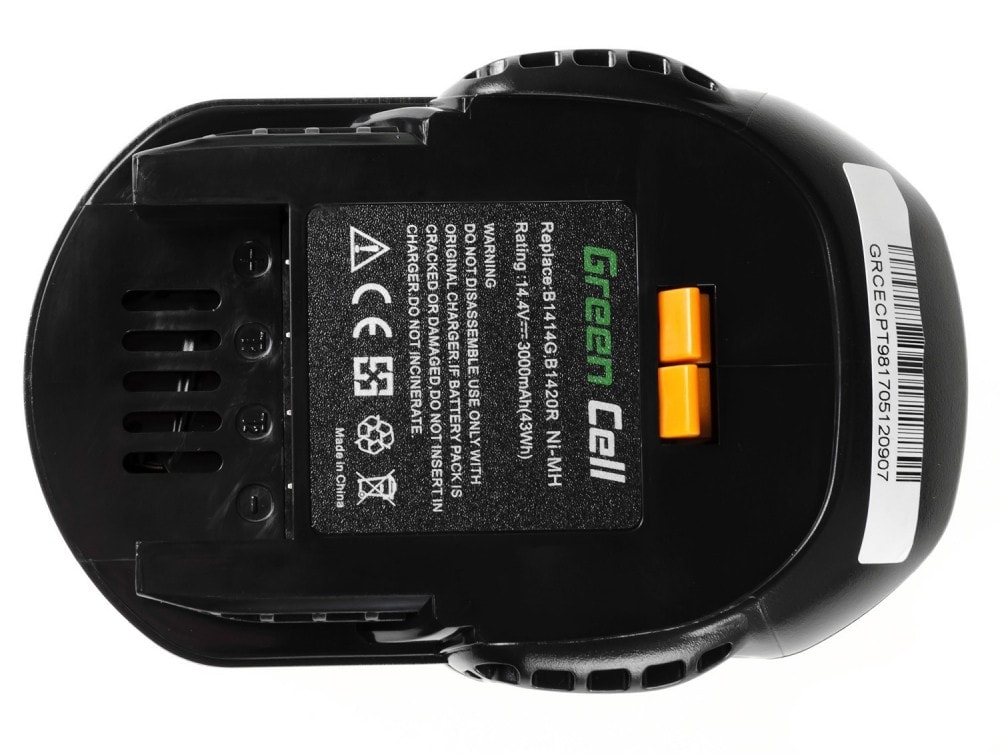 Green Cell verktygsbatteri till AEG BS 14 G BS 14 X 14.4V 3Ah