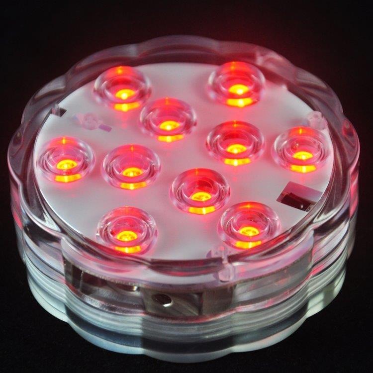 Vattentät LED-lampa med 16 färger