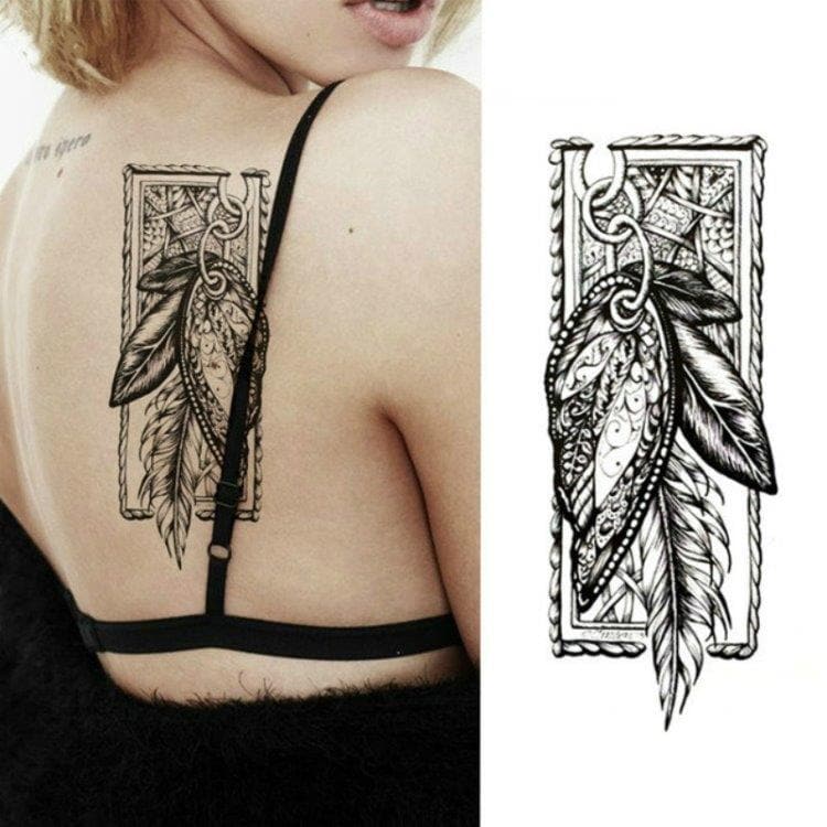 Tillfällig tatuering x2 - Leaves