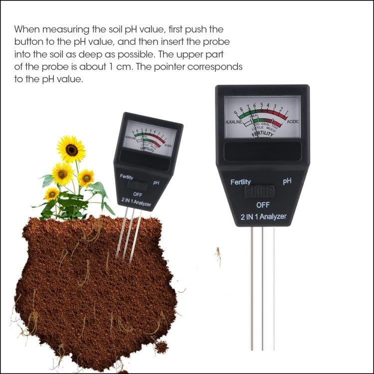 pH mätare/ fuktmätare för jord