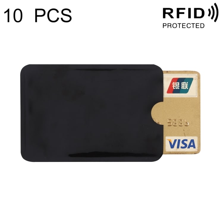 10 pack RFID blockerande korthållare - 9x6.3cm