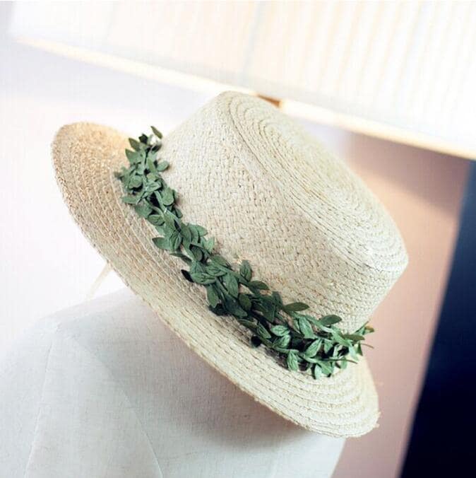 2-Pack Blomstergirlang gröna löv 2x10m