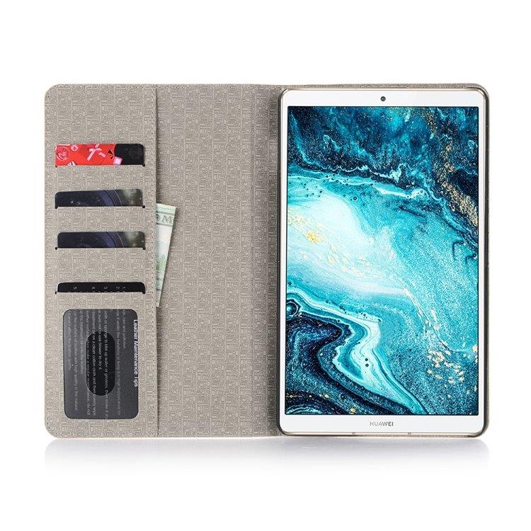 Vikbart flipfodral med korthållare för Huawei MediaPad M6 8.4 2019 -Khaki