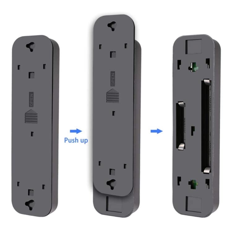 Svart spotlight med 5 LED-lampor och touchfunktion
