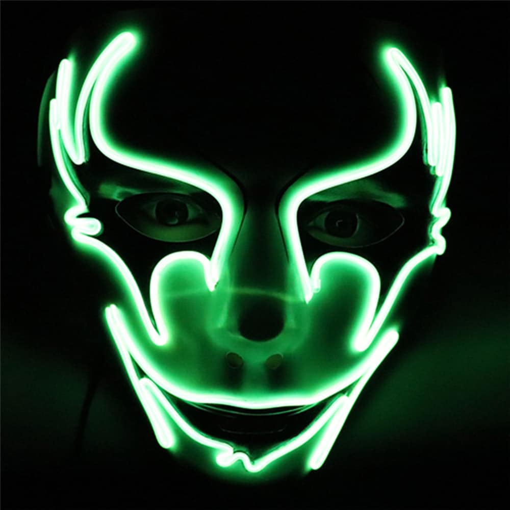 El wire purge led mask Grön