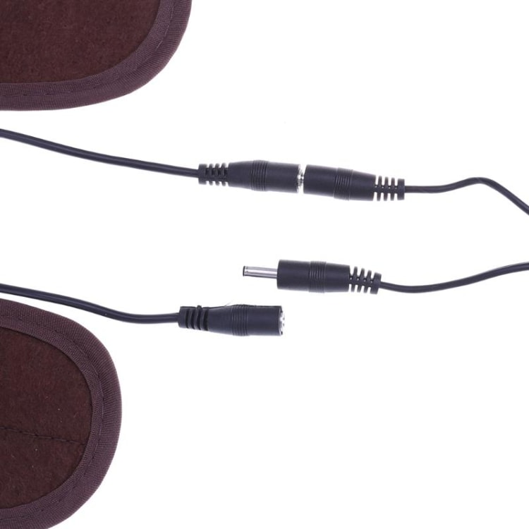 Värmesulor med USB-anslutning och supermjuk sammet - storlek 37-38