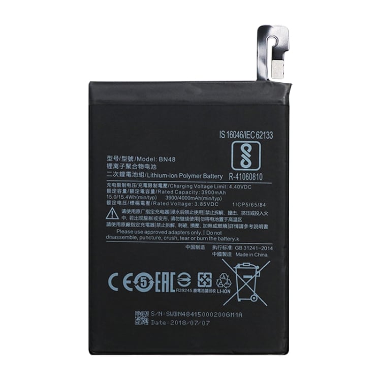 Mobilbatteri till Xiaomi Redmi Note 6 Pro - 3900mAh