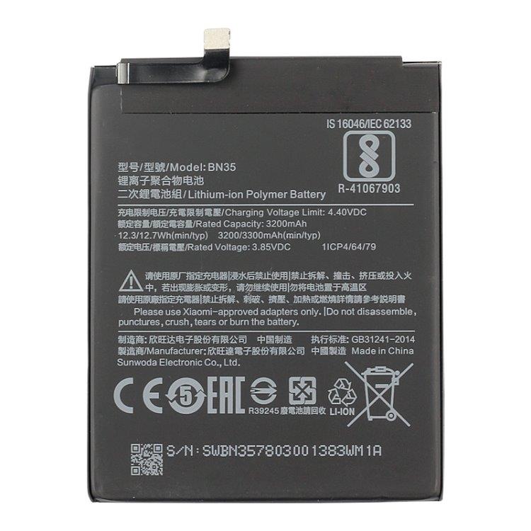 Mobilbatteri Xiaomi Redmi 5 - 3200mAh