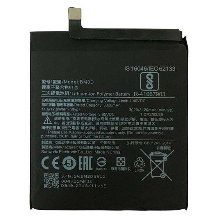 Mobilbatteri till Xiaomi Mi 8 SE